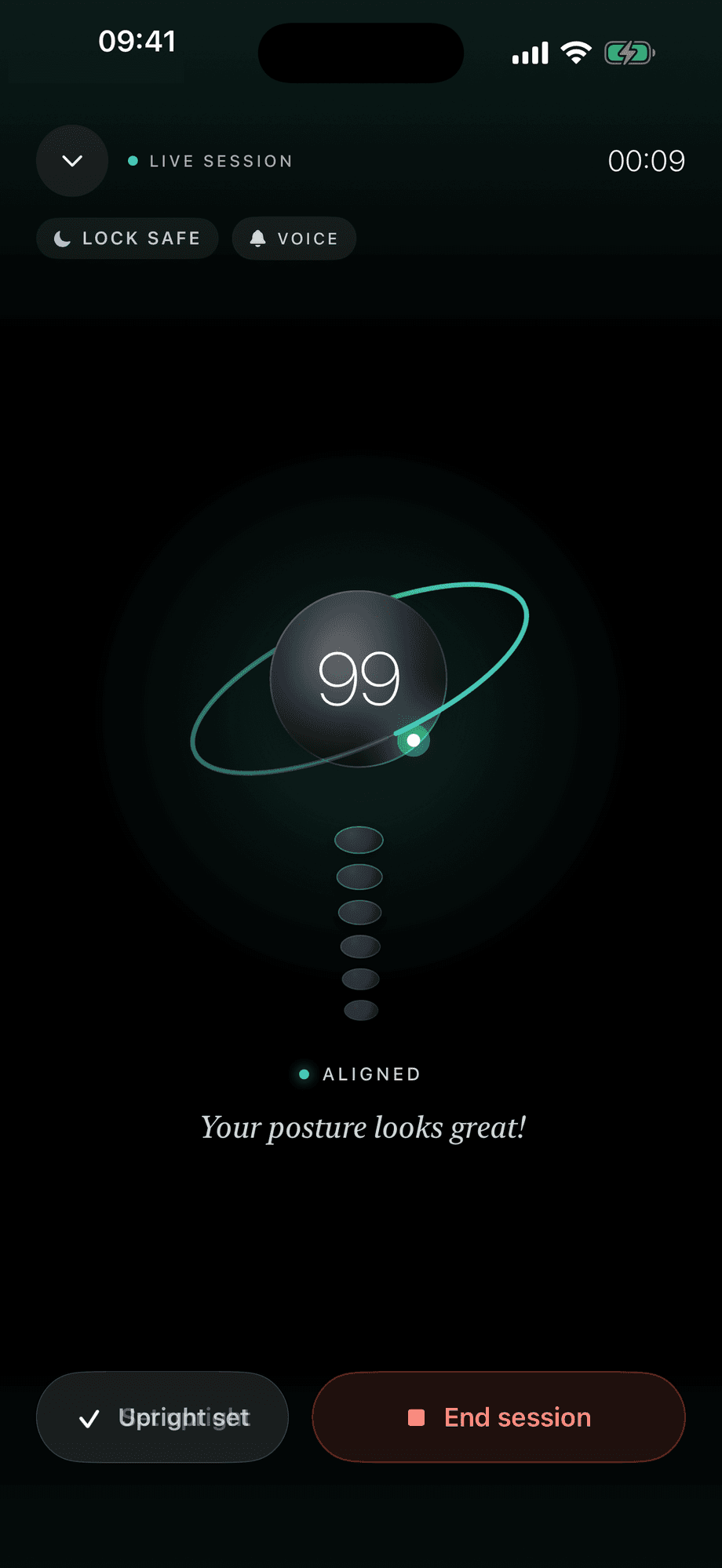 AirPosture on iPhone