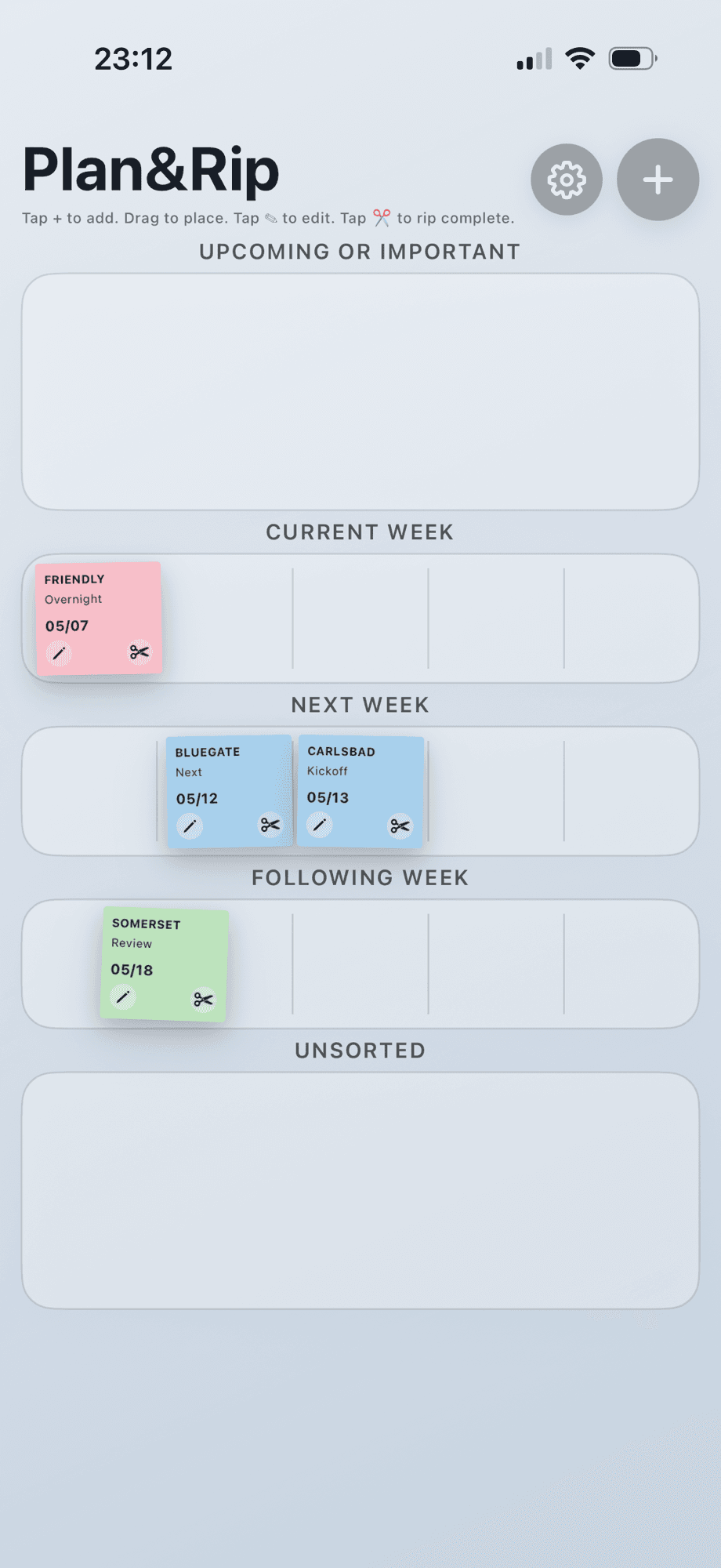 Plan&Rip screenshot